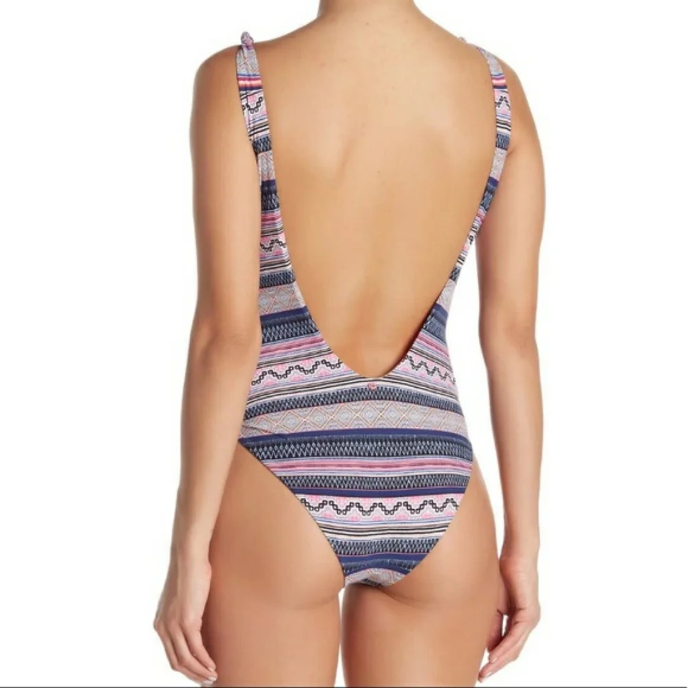 Red Carter Coral Reef Festival Swimsuit